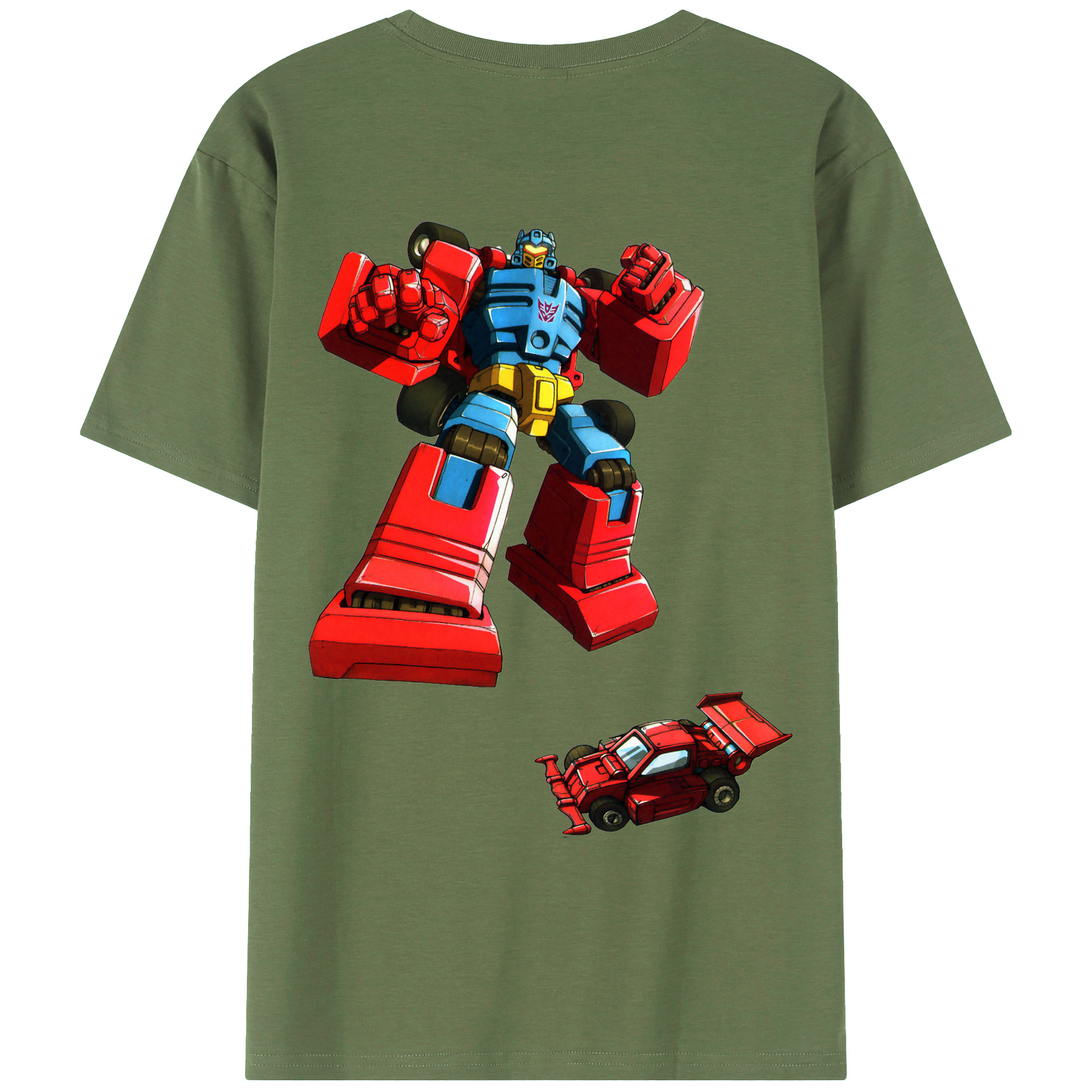 （画像用）  綿100％ メンズ半袖Tシャツ（バックプリント） 通気性
